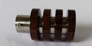 Stacked Core Wood Curtain Stopper