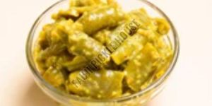 Homemade Green Chilli Pickle