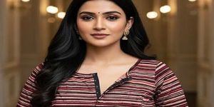 Vintage Maroon Round Neck Cotton Stretchable Kalamkari Blouse