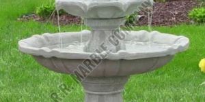 White Marble Fountain