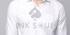 Mens White Cotton Shirts