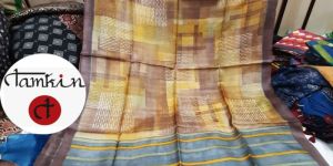Womens Multicolor Patchwork Tussar Silk Stole
