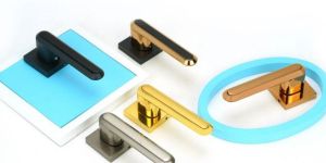 Polished Zinc Mortise Door Handle