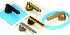 Round Zinc Mortise Door Handle