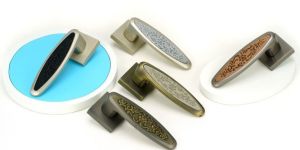 Zinc Oval Mortise Door Handle