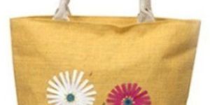 Jute Embroidery Fancy Bag
