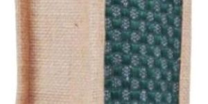 Plain Jute Water Bottle Bag