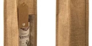 Jute Wine Bottle Bag
