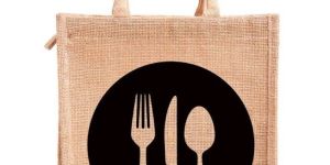 Office Jute Lunch Bag