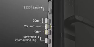 Yale Zuri Black Finish Wifi Bluetooth Smart Door Lock