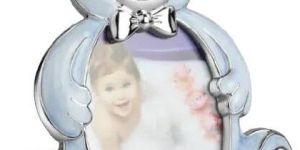 Teddy Bear Photo Frame Blue