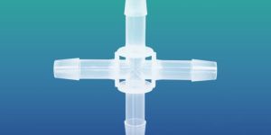 clean room molded pp cross connector