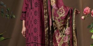 Premium Bemberg Silk Heavy Embroidered Salwar Suit