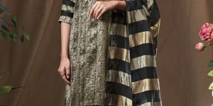 premium pure banarasi brocade embroidered salwar suits