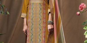 Premium Pure Pashmina Jacquard Salwar Suit
