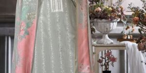 Superior Cotton Block Print Borrer Embroidered Salwar Suit