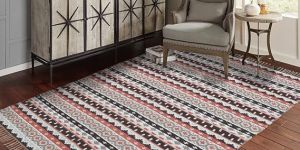 weaved cotton rectangular carpets