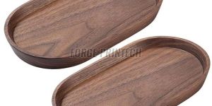 Ovel Wooden Serving Tray