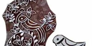 Double Color 6 Inch Fancy Wooden Printed Block