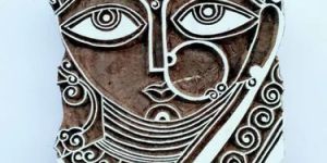Dulhan Face Wooden Printing Block