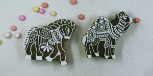 Handcarved Animal Wooden Printing Block