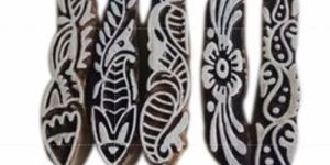 Wooden Mehndi Printing Block