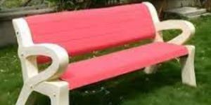 Two Seater Concrete Garden Bench