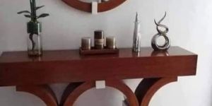 Wooden Hand Carved Console Table