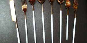 Stainless Steel Golden Pvd Coated Cutlery Set