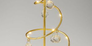 Wrought Iron Christmas Tree Night Light