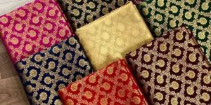 Pure Silk Katan Brocade Fabric