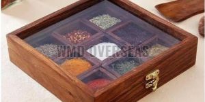 Wooden Spice Box