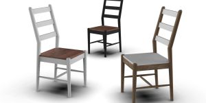 Wooden Soft Padded Lounge Chair