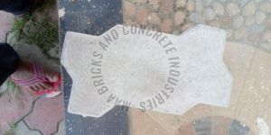 80mm Grey Concrete Zig Zag Paver Blocks