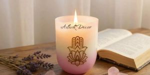 230 Ml Hamsa Candle Jar