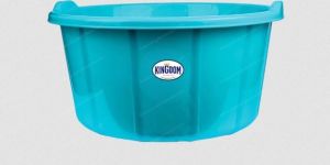 Sky Blue Plastic Tub