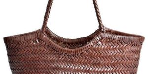 Handmade Leather Woven Bags