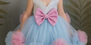 Party Wear Frock with Premium Fabric