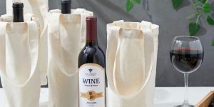 Wine Bottle Cotton Bag