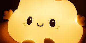 Silicone Cloud Touch LED Night Lamp