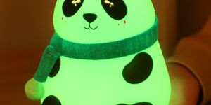 Silicone Standing Panda Night Lamp