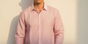 Pink Poise - Tailored Striped Shirt