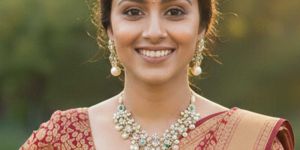 Trendy American Diamond Short Necklace Set for Party & Bridal Wear