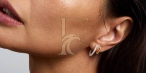 Double Tone Diamond Earrings