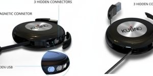 kubno retractable magnetic 3in-1 charging cable