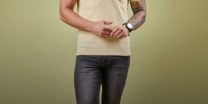 Mens Light Yellow Breathable Polo T-Shirt