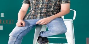 Mens Printed Snakeskin T-Shirt