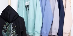 Mens Stylish Cotton Rise Up Hoodie