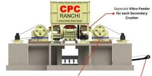 Surge Hopper with Vibro Feeder and Jaw Crusher