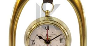 designer stylish aluminium table clock